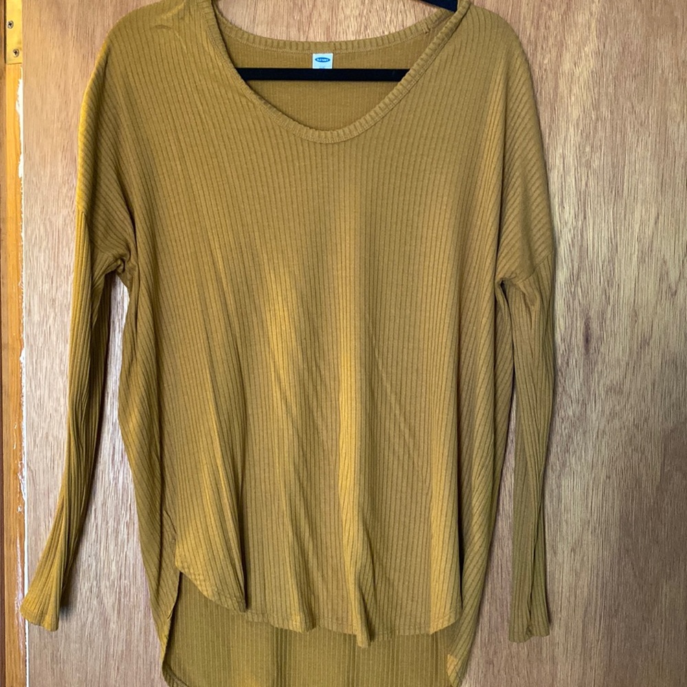 Old Navy golden brown light tunic sweater